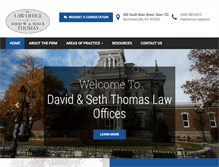 Tablet Screenshot of nicholasvillelaw.com